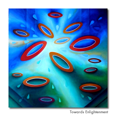 Towards Enlightenment - Original painting for sale